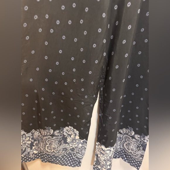 Long Tall Sally Wide Leg Floral Lightweight Pants Size 18 NWT Brand New - Picture 4 of 10